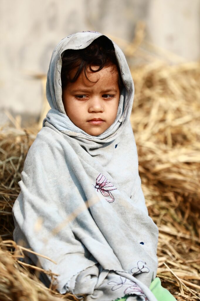 poor kid, cute girl, poor